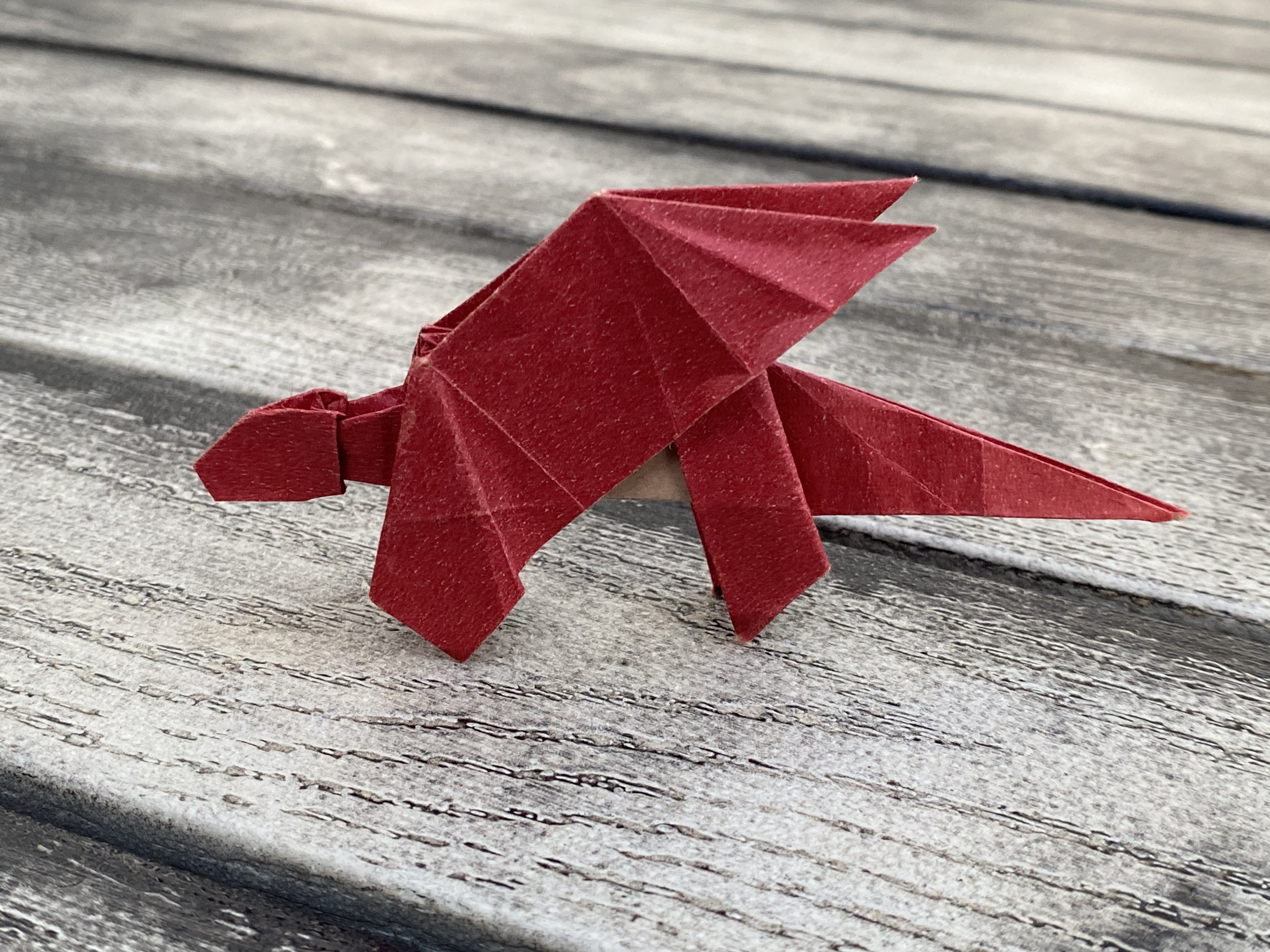 Origami dragon.