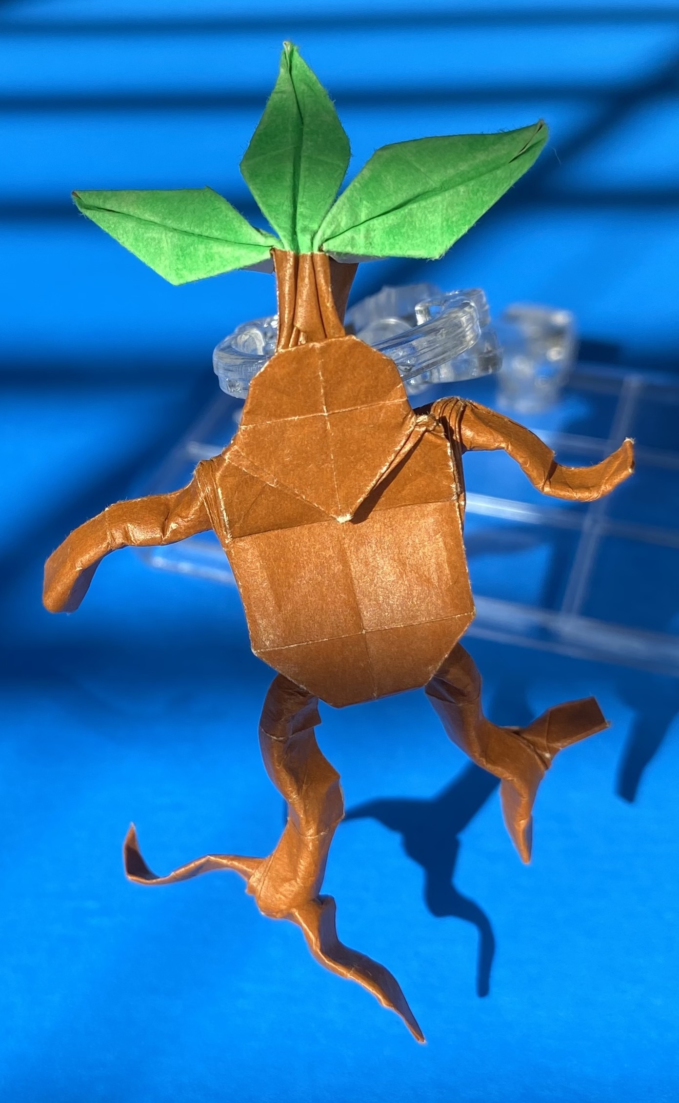 Origami mandrake.